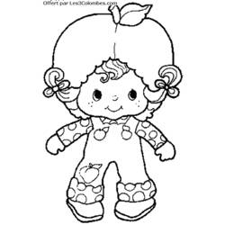 Dessin à colorier: Charlotte aux fraises / Fraisinette (Dessins Animés) #35631 - Coloriages à imprimer