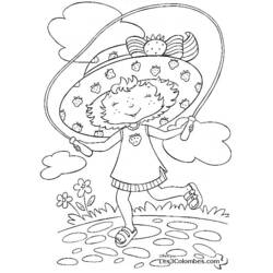 Dessin à colorier: Charlotte aux fraises / Fraisinette (Dessins Animés) #35634 - Coloriages à Imprimer Gratuits