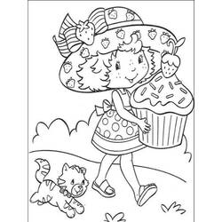 Dessin à colorier: Charlotte aux fraises / Fraisinette (Dessins Animés) #35648 - Coloriages à Imprimer Gratuits