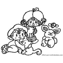 Dessin à colorier: Charlotte aux fraises / Fraisinette (Dessins Animés) #35665 - Coloriages à Imprimer Gratuits