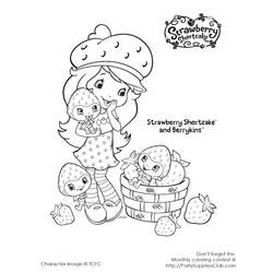 Dessin à colorier: Charlotte aux fraises / Fraisinette (Dessins Animés) #35732 - Coloriages à imprimer