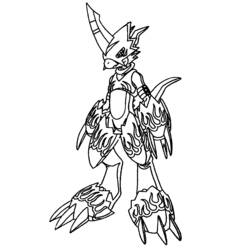 Dessin à colorier: Digimon (Dessins Animés) #51441 - Coloriages à Imprimer Gratuits