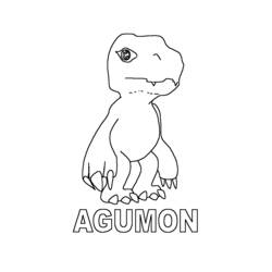 Dessin à colorier: Digimon (Dessins Animés) #51455 - Coloriages à Imprimer Gratuits