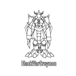 Dessin à colorier: Digimon (Dessins Animés) #51461 - Coloriages à Imprimer Gratuits