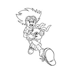 Dessin à colorier: Digimon (Dessins Animés) #51509 - Coloriages à Imprimer Gratuits