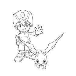 Dessin à colorier: Digimon (Dessins Animés) #51530 - Coloriages à Imprimer Gratuits