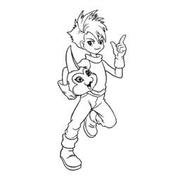 Dessin à colorier: Digimon (Dessins Animés) #51539 - Coloriages à Imprimer Gratuits