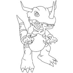 Dessin à colorier: Digimon (Dessins Animés) #51580 - Coloriages à Imprimer Gratuits