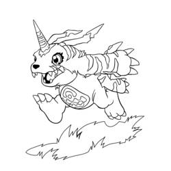 Dessin à colorier: Digimon (Dessins Animés) #51582 - Coloriages à Imprimer Gratuits