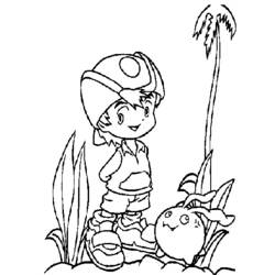 Dessin à colorier: Digimon (Dessins Animés) #51584 - Coloriages à Imprimer Gratuits