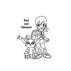 Dessin à colorier: Digimon (Dessins Animés) #51620 - Coloriages à Imprimer Gratuits