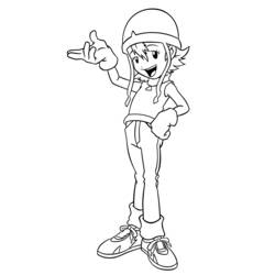 Dessin à colorier: Digimon (Dessins Animés) #51629 - Coloriages à Imprimer Gratuits