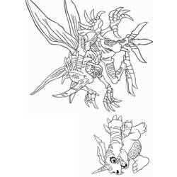 Dessin à colorier: Digimon (Dessins Animés) #51658 - Coloriages à Imprimer Gratuits