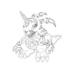 Dessin à colorier: Digimon (Dessins Animés) #51728 - Coloriages à Imprimer Gratuits