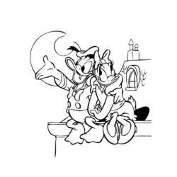 Dessin à colorier: Donald Duck (Dessins Animés) #30141 - Coloriages à Imprimer Gratuits