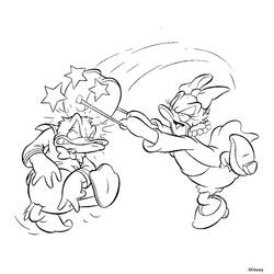 Dessin à colorier: Donald Duck (Dessins Animés) #30157 - Coloriages à Imprimer Gratuits