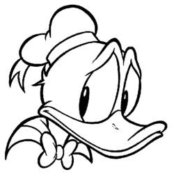 Dessin à colorier: Donald Duck (Dessins Animés) #30158 - Coloriages à imprimer