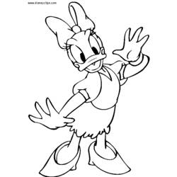 Dessin à colorier: Donald Duck (Dessins Animés) #30201 - Coloriages à imprimer