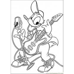 Dessin à colorier: Donald Duck (Dessins Animés) #30218 - Coloriages à Imprimer Gratuits