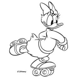 Dessin à colorier: Donald Duck (Dessins Animés) #30253 - Coloriages à Imprimer Gratuits