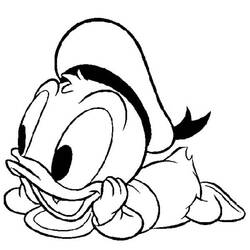 Dessin à colorier: Donald Duck (Dessins Animés) #30280 - Coloriages à imprimer