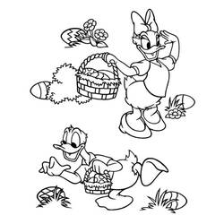 Dessin à colorier: Donald Duck (Dessins Animés) #30287 - Coloriages à Imprimer Gratuits