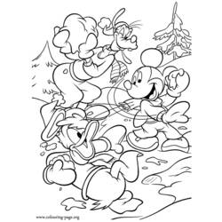 Dessin à colorier: Donald Duck (Dessins Animés) #30309 - Coloriages à Imprimer Gratuits