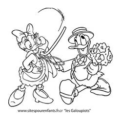 Dessin à colorier: Donald Duck (Dessins Animés) #30312 - Coloriages à imprimer