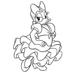 Dessin à colorier: Donald Duck (Dessins Animés) #30327 - Coloriages à Imprimer Gratuits