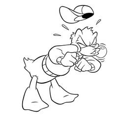 Dessin à colorier: Donald Duck (Dessins Animés) #30329 - Coloriages à Imprimer Gratuits