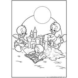 Dessin à colorier: Donald Duck (Dessins Animés) #30361 - Coloriages à Imprimer Gratuits