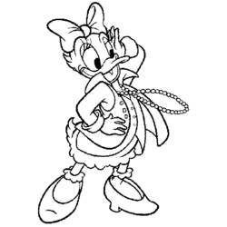 Dessin à colorier: Donald Duck (Dessins Animés) #30370 - Coloriages à Imprimer Gratuits