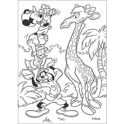 Dessin à colorier: Donald Duck (Dessins Animés) #30384 - Coloriages à Imprimer Gratuits
