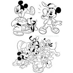 Dessin à colorier: Donald Duck (Dessins Animés) #30394 - Coloriages à imprimer