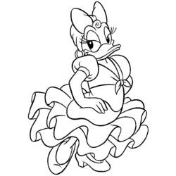 Dessin à colorier: Donald Duck (Dessins Animés) #30397 - Coloriages à Imprimer Gratuits