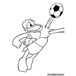 Dessin à colorier: Donald Duck (Dessins Animés) #30400 - Coloriages à Imprimer Gratuits