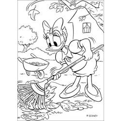 Dessin à colorier: Donald Duck (Dessins Animés) #30451 - Coloriages à Imprimer Gratuits