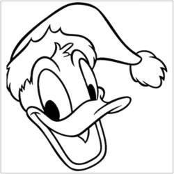 Dessin à colorier: Donald Duck (Dessins Animés) #30454 - Coloriages à Imprimer Gratuits