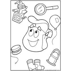 Dessin à colorier: Dora l'Exploratrice (Dessins Animés) #29779 - Coloriages à Imprimer Gratuits