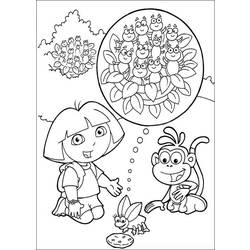 Dessin à colorier: Dora l'Exploratrice (Dessins Animés) #29837 - Coloriages à Imprimer Gratuits