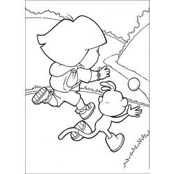 Dessin à colorier: Dora l'Exploratrice (Dessins Animés) #29838 - Coloriages à Imprimer Gratuits