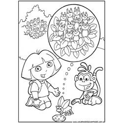 Dessin à colorier: Dora l'Exploratrice (Dessins Animés) #29942 - Coloriages à Imprimer Gratuits