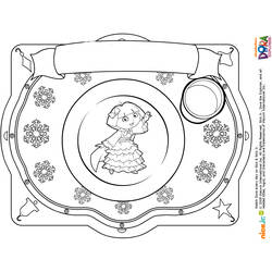 Dessin à colorier: Dora l'Exploratrice (Dessins Animés) #30087 - Coloriages à Imprimer Gratuits