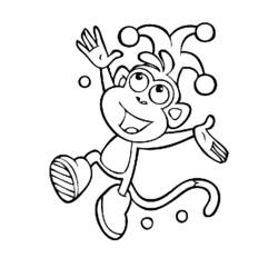 Dessin à colorier: Dora l'Exploratrice (Dessins Animés) #30092 - Coloriages à Imprimer Gratuits