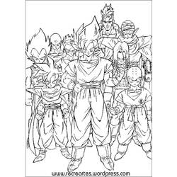 Dessin à colorier: Dragon Ball Z (Dessins Animés) #38477 - Coloriages à Imprimer Gratuits