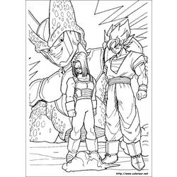 Dessin à colorier: Dragon Ball Z (Dessins Animés) #38483 - Coloriages à Imprimer Gratuits