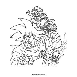 Dessin à colorier: Dragon Ball Z (Dessins Animés) #38550 - Coloriages à Imprimer Gratuits