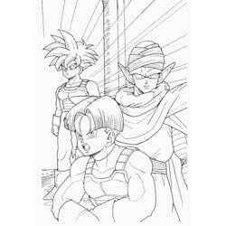 Dessin à colorier: Dragon Ball Z (Dessins Animés) #38557 - Coloriages à Imprimer Gratuits