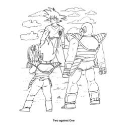 Dessin à colorier: Dragon Ball Z (Dessins Animés) #38615 - Coloriages à Imprimer Gratuits