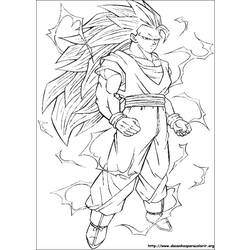 Dessin à colorier: Dragon Ball Z (Dessins Animés) #38651 - Coloriages à Imprimer Gratuits